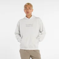 Bluzy męskie - Bluza męska New Balance MT53925AHH szara - miniaturka - grafika 1