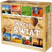Gry planszowe - Adamigo ODKRYJ ŚWIAT - memory - miniaturka - grafika 1