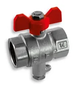 Akcesoria hydrauliczne - Novaservis Program hydrauliczny - Zawór kulowy EKO do podłączenia czujnika - motylkowy 1/2" EK116/15 - miniaturka - grafika 1