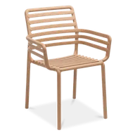 Fotele i krzesła ogrodowe - Krzesło Nardi DOGA Cappuccino - miniaturka - grafika 1