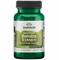 Suplementy diety - GlucoHelp Banaba Extract 1,33 mg (60 kaps.) - miniaturka - grafika 1