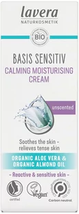 Lavera Basis Sensitiv  Calming Moisturising Cream 50 ml - krem do twarzy 50 ml - Kremy do twarzy - miniaturka - grafika 1
