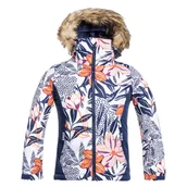 Kurtki narciarskie - Kurtka narciarska dla dziewcząt Roxy JetSki ERGTJ03124 - miniaturka - grafika 1