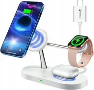 Ładowarki do telefonów - ŁADOWARKA INDUKCYJNA MAGSAFE DO IPHONE APPLE WATCH - miniaturka - grafika 1