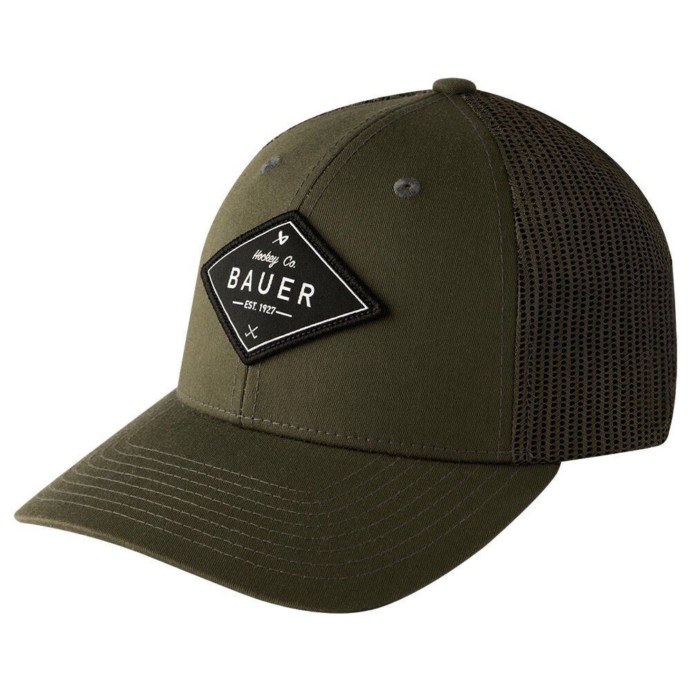 Męska czapka z daszkiem Bauer Patch Hat Dark OLV