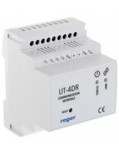 INTERFEJS KOMUNIKACYJNY UT-4DR LAN-RS485 ROGER - Alarmy - miniaturka - grafika 1