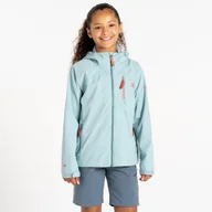 Kurtki narciarskie - Kurtka turystyczna przeciwdeszczowa dziecięca Switch Out - miniaturka - grafika 1