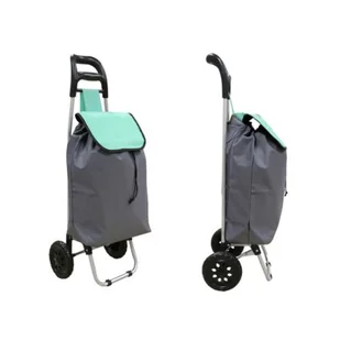 Wózek na zakupy 24 l SCARLET mint Decor - Torby i wózki na zakupy - miniaturka - grafika 1