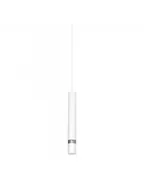 Lampy sufitowe - Luminex Lampa wisząca zwis żyrandol Joker 1X8W GU10 biały 9489 - miniaturka - grafika 1