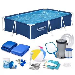 Basen ogrodowy stelażowy 300x201x66cm zestaw 16w1 Bestway 56404N - Baseny ogrodowe - miniaturka - grafika 1