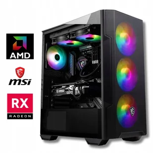 KOMPUTER GAMINGOWY RYZEN 5 RX 6700 XT 16GB DDR4 500GB M2 - Zestawy komputerowe - miniaturka - grafika 1