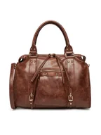 Torebki damskie - Badura Torebka CEO-ALANI-KQ28 Brązowy - miniaturka - grafika 1