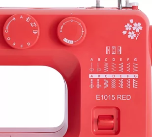 Janome Juno E1015 czerwona - Maszyny do szycia - miniaturka - grafika 4
