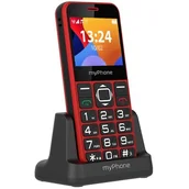 Telefony stacjonarne - Telefon myPhone Halo 3 czerwony - miniaturka - grafika 1