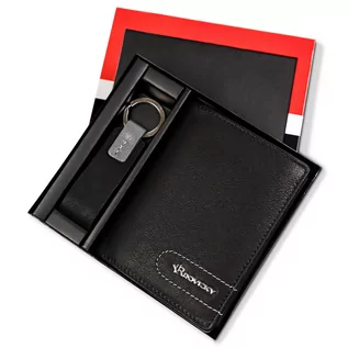 Portfele - Zestaw prezentowy dla mężczyzn z eleganckim portfelem — Rovicky - grafika 1