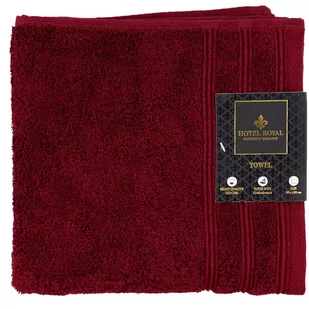 Ręcznik kąpielowy bawełniany 550 g/m2 50x100 cm bordowy Hotel Royal - Ręczniki - miniaturka - grafika 1