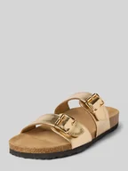 Klapki i japonki damskie - Klapki ze sprzączkami model ‘MAXI-13’ - miniaturka - grafika 1