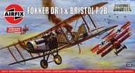 Modele do sklejania - Model plastikowy Fokker DR1 Triplane & Bristol Fighter Dog - miniaturka - grafika 1