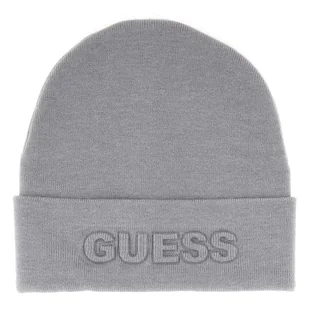 Damska Czapka zimowa GUESS BEANIE AW5179POL01-GRY – Szary - Czapki damskie - miniaturka - grafika 1