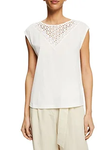 ESPRIT Collection T-shirt damski, 110/Off White, XS - Koszulki i topy damskie - miniaturka - grafika 1