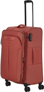 Walizka Średnia Poszerzana Travelite Croatia 67 Cm Koralowa - Walizki - miniaturka - grafika 1