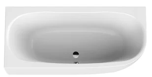 Sanplast WALse/LUXO Wanna narożna asymetryczna lewa 160x75 cm ze stelażem STW biała 610-370-1020-01-000 - Wanny - miniaturka - grafika 1