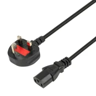Kable komputerowe i do monitorów - Kabel zasilający iBOX KZ1UK IEC320 C13 IKZ1UK - miniaturka - grafika 1