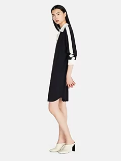 Sukienki - Sisley Sukienka damska 44YKLV02Z Dress, Black 100, 42, czarny 100, 42 - grafika 1
