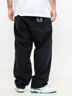 Spodnie męskie - SZEROKIE SPODNIE JEANSOWE BAGGY MĘSKIE Czarne Metoda Sport Laur Pocket L - miniaturka - grafika 1