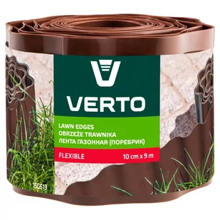 VERTO Obrzeże do trawników VERTO 15G513 Brązowy 10 cm x 9 m) - Ogrodzenia - miniaturka - grafika 2