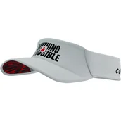 Czapki i chusty sportowe damskie - COMPRESSPORT Daszek biegowy VISOR ULTRALIGHT IRONMAN 2025 white - miniaturka - grafika 1