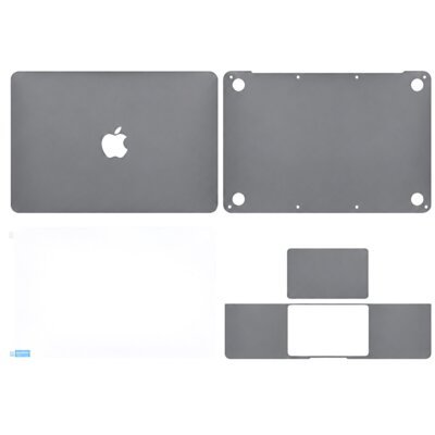 Zestaw ochronny MOCOLL 5w1 do Apple MacBook Air 13.6 Szary