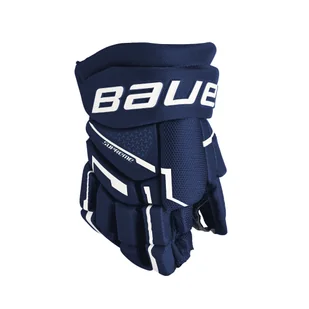 Rękawice hokejowe Bauer Supreme Mach Navy Youth 8 cali - Hokej - miniaturka - grafika 1