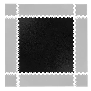 Insportline Mata pod sprzęt Puzzle Simple czarna 23063-1 - Maty do ćwiczeń - miniaturka - grafika 1