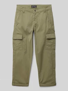 Spodnie cargo o kroju regular fit ze szlufkami na pasek - Spodnie i spodenki dla chłopców - miniaturka - grafika 1