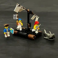 Klocki - 6257 LEGO Tratwa z Piratami - miniaturka - grafika 1