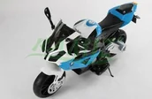 Pojazdy elektryczne dla dzieci - LEANToys   Motor na Akumulator BMW S1000RR Niebieski 1683 - miniaturka - grafika 1