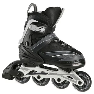 Na1123A Czarno-Szare Rozm. L(39-42) Łyżworolki Nils Extreme - Rolki - miniaturka - grafika 1