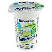 Kefiry, jogurty, maślanki - Bakoma Jogurt naturalny bez dodatku cukru - miniaturka - grafika 1