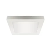 Lampy sufitowe - Kwadratowa lampa sufitowa Olga LED 12W do salonu biała - miniaturka - grafika 1