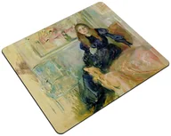 Podkładki pod mysz - Podkładka Julie Manet i jej piesek Laërte Berthe Morisot 24x19cm - miniaturka - grafika 1