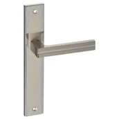 Klamki - Schaffner Klamka do drzwi wewnętrznych z długim szyldem Mada Nikiel Chrom - miniaturka - grafika 1