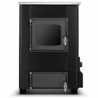 Kuchnie węglowe - Piec kominek koza kuchenka kuchnia węglowa westfalka piecokuchnia kocioł TEMY ES 15kW czarna - miniaturka - grafika 1