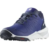 Buty dla chłopców - Salomon Dziecięce buty do biegania w terenie, uniseks, Niebieski druk, 35 EU - miniaturka - grafika 1