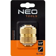 Inne akcesoria do nawadniania - Neo Reparator węża 1/2', mosiężny - miniaturka - grafika 1