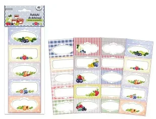 Naklejki na przetwory - Beniamin - Szkolne artykuły papiernicze - miniaturka - grafika 1