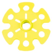 Kije trekkingowe - Viking Talerzyki śniegowe 5005 64 Żółty - miniaturka - grafika 1