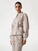 Kurtki damskie - Guess Kurtka przejściowa 177291 Beżowy Classic Fit - miniaturka - grafika 1