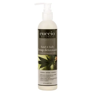 Cuccio Naturale Żel do mycia ciała i dłoni detox z wyciągiem z nasion konopi, olejkiem lawendowym i siarczanem magnezu 237 ml U7643 - Kosmetyki do kąpieli - miniaturka - grafika 1