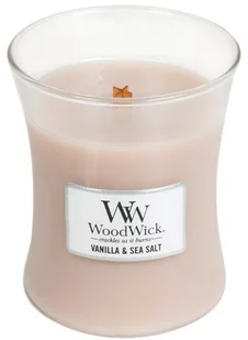 WoodWick Vanilla & Sea Salt Świeca średnia 0,65 kg 92191E - Świece - miniaturka - grafika 3